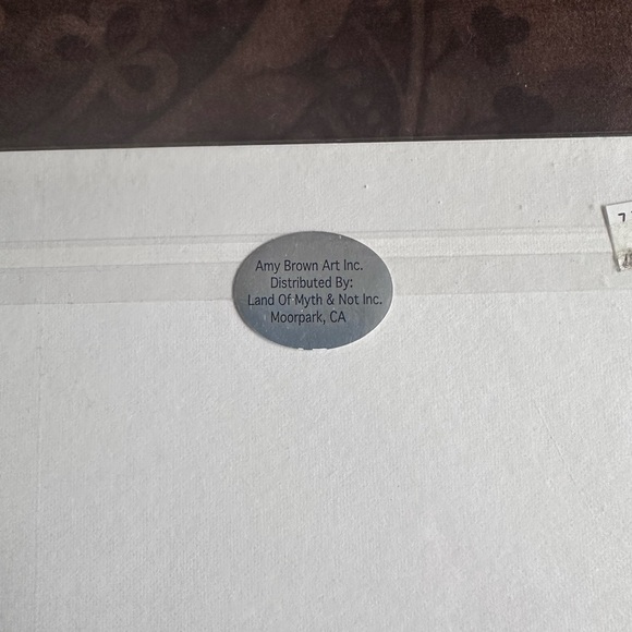 Amy Brown Dark Faery Fairy print original packaging - Picture 5 of 7